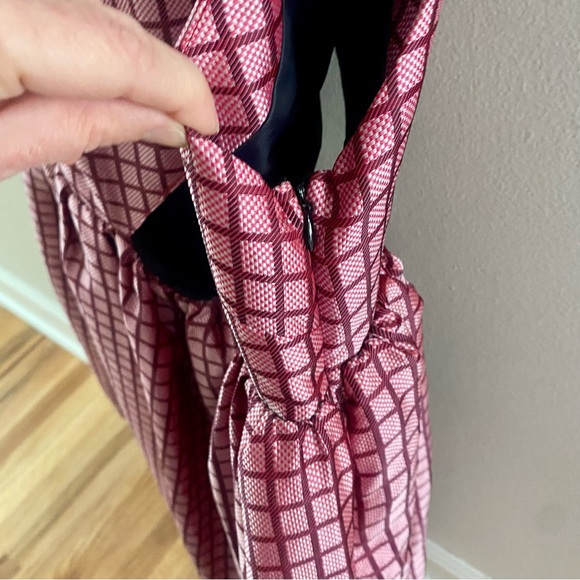 Paper London R Dress Pop Check Pink Mini Size 10 Cocktail Party - Picture 5 of 7